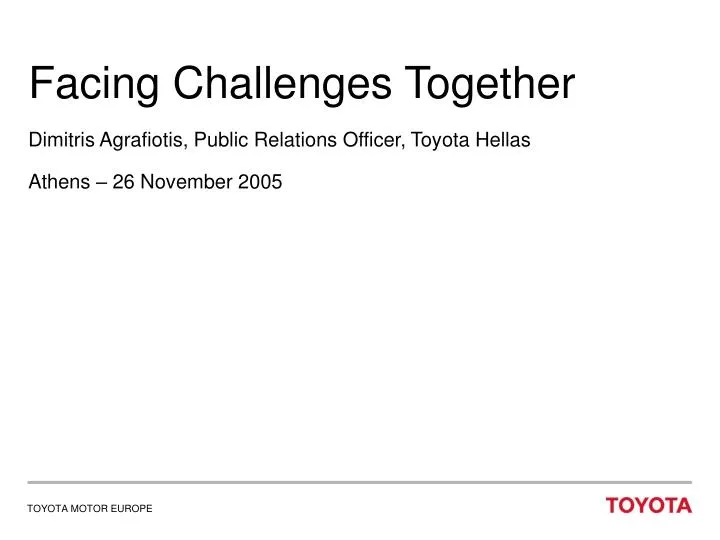 facing challenges together