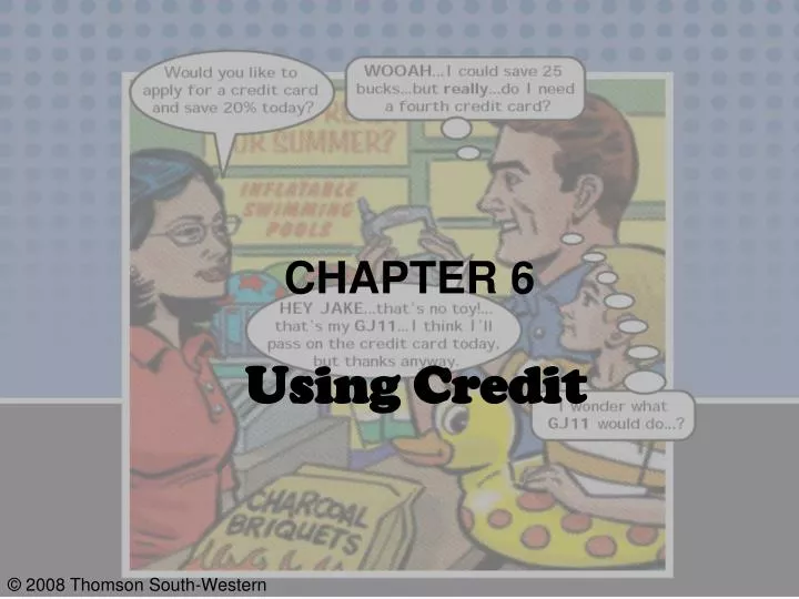 chapter 6 using credit