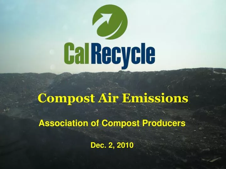 compost air emissions