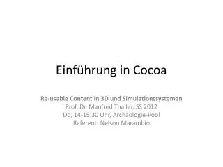 einf hrung in cocoa