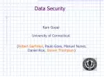 Data Security - slide 1