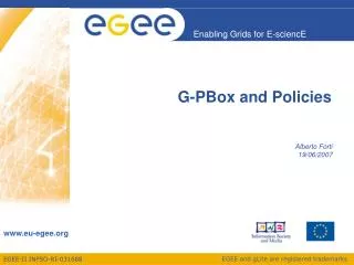 G-PBox and Policies