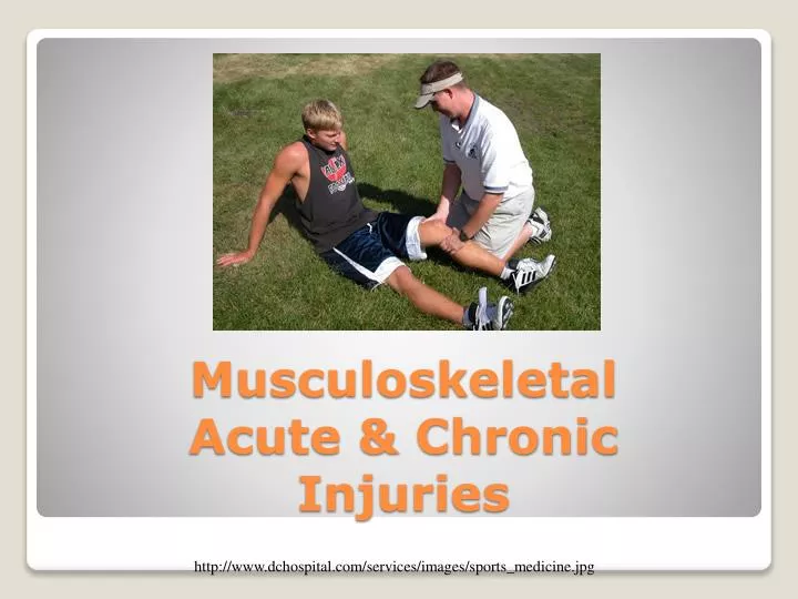 musculoskeletal acute chronic injuries