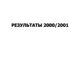 2000 2001