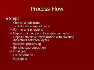 Process Flow