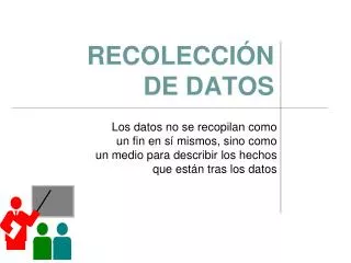 recolecci n de datos