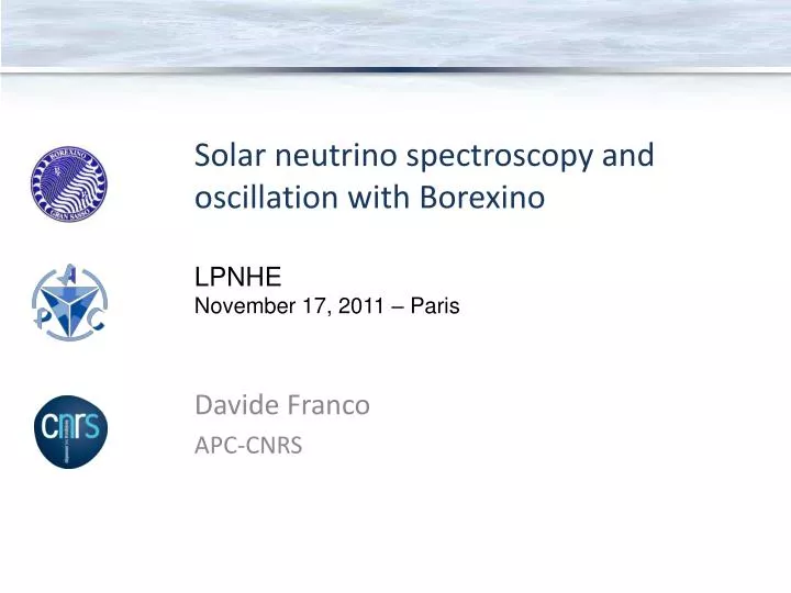 solar neutrino spectroscopy and oscillation with borexino