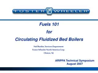 Fuels 101 for Circulating Fluidized Bed Boilers