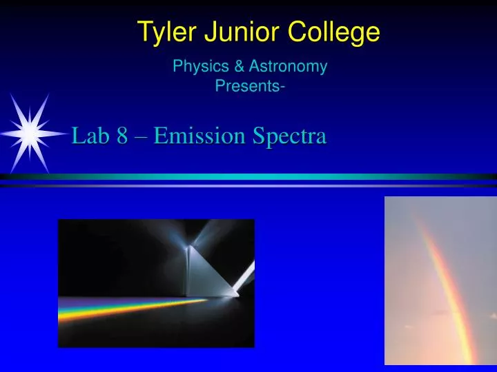 lab 8 emission spectra