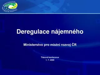 deregulace n jemn ho