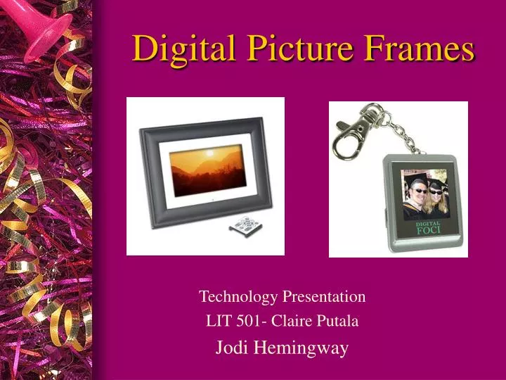 digital picture frames