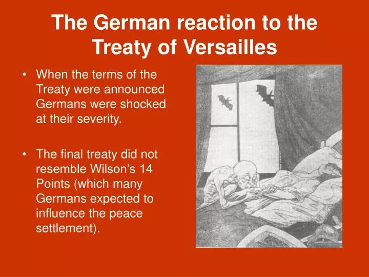 the german reaction to the treaty of versailles