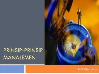 prinsip prinsip manajemen
