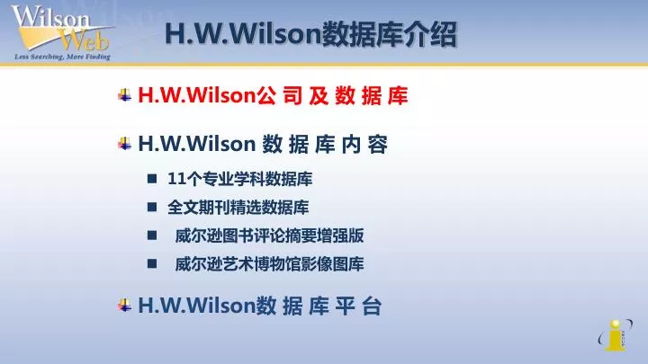 h w wilson