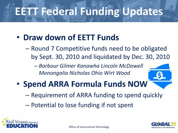 eett federal funding updates