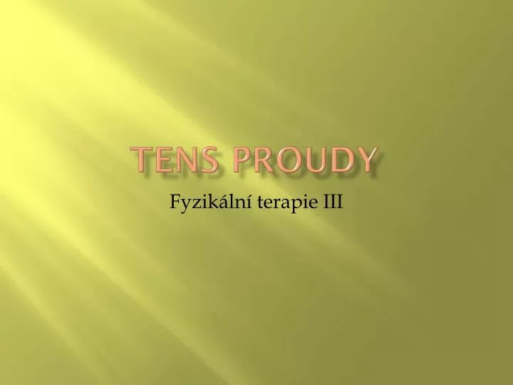tens proudy