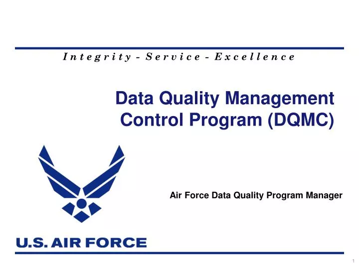 data quality management control program dqmc