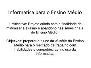 inform tica para o ensino m dio