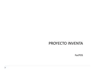 proyecto inventa