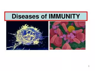Diseases of IMMUNITY