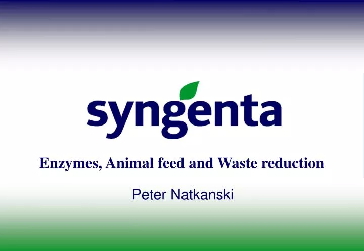 enzymes animal feed and waste reduction