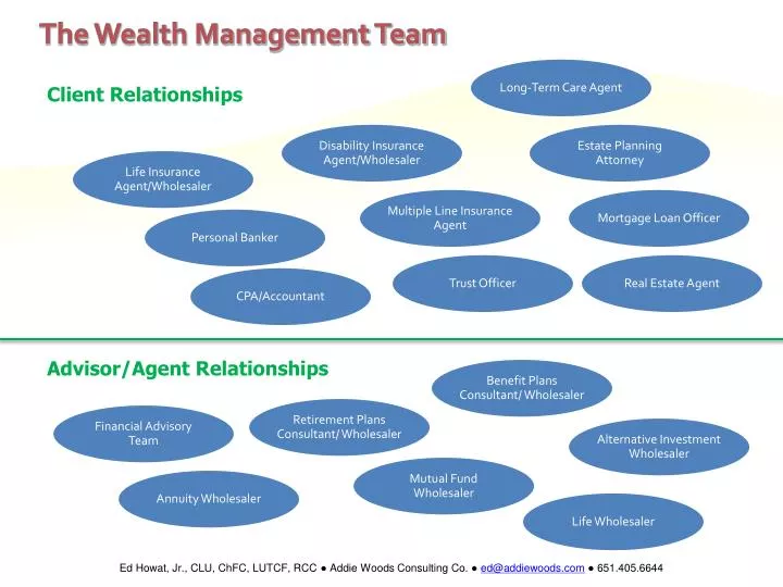 the wealth management team