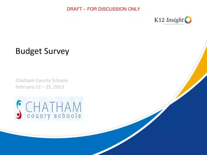 budget survey