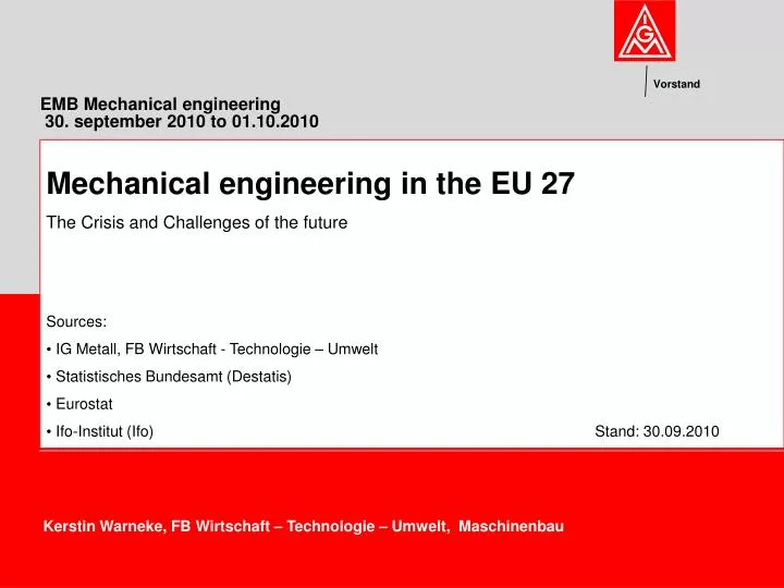 emb mechanical engineering 30 september 2010 to 01 10 2010