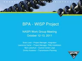 BPA - WISP Project