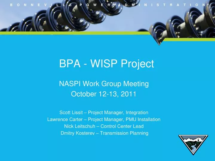 bpa wisp project