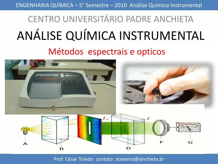 an lise qu mica instrumental