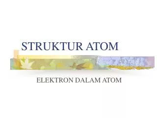 struktur atom