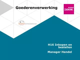 goederenverwerking