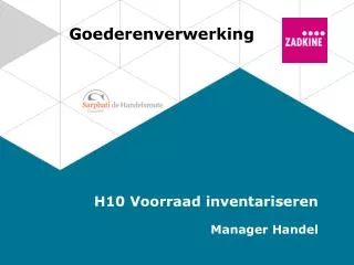 goederenverwerking