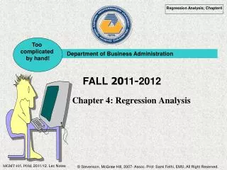 Chapter 4: Regression Analysis