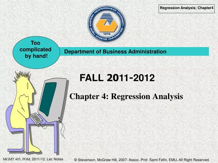 chapter 4 regression analysis
