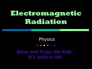 Electromagnetic Radiation