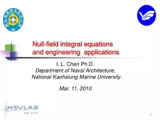 Null-field integral equations and engineering applications