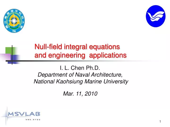 null field integral equations and engineering applications