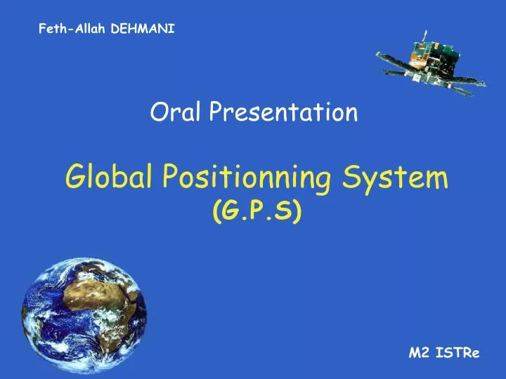 global positionning system g p s