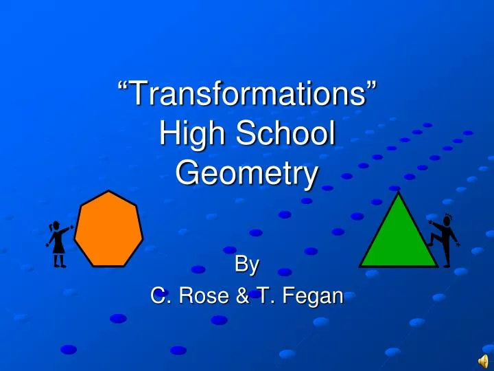 transformations high school geometry