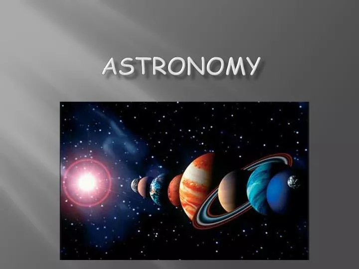 astronomy