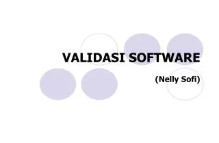 validasi software