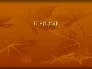 TCPDUMP