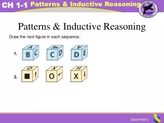Patterns &amp; Inductive Reasoning