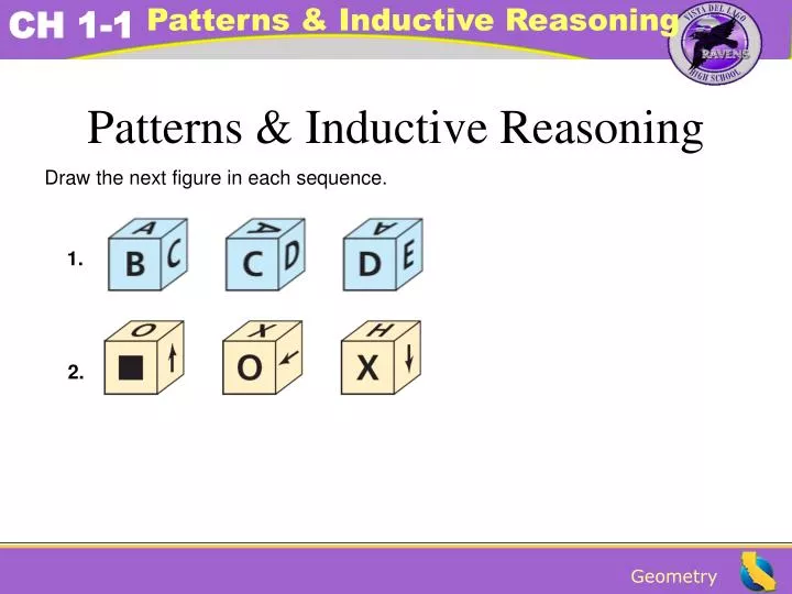 patterns inductive reasoning