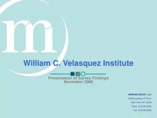 William C. Velasquez Institute