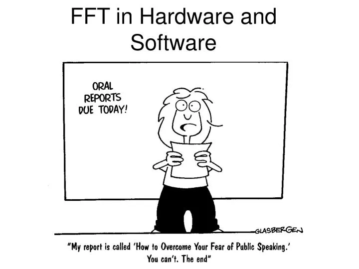 fft in hardware and software