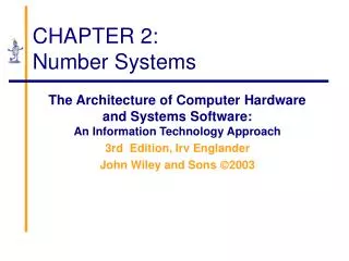 CHAPTER 2: Number Systems