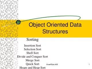 Object Oriented Data Structures